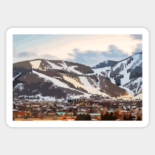 Park City Utah Painting Sticker